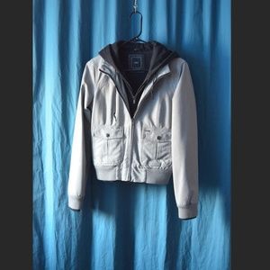 OBEY double-layer leather jacket